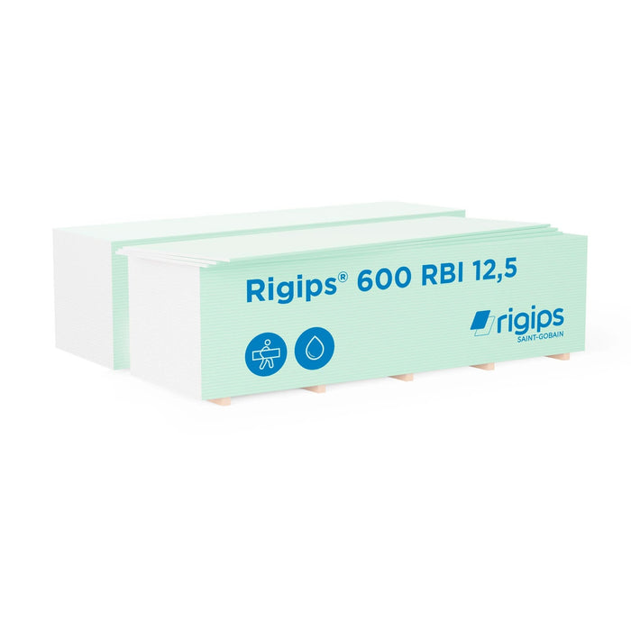 Placa gips carton Rigips RBI, interior, 12.5 x 600 x 2000 mm WALTI