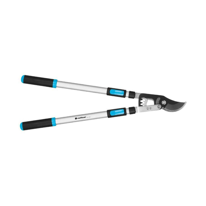 Foarfeca gard viu, Ideal CellFast, telescopica, otel, lungime 69 cm WALTI