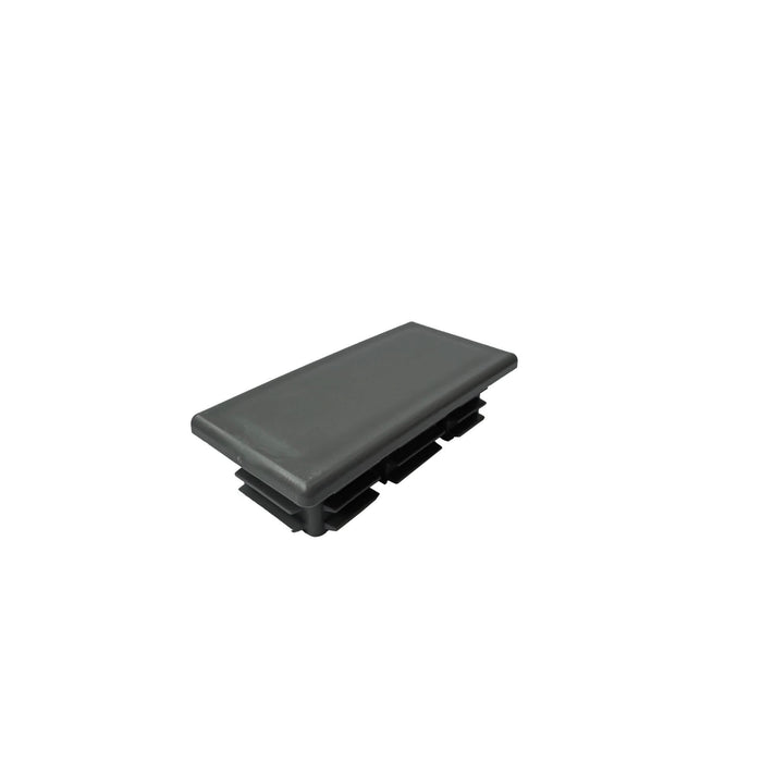 Set 12 capace, profil Coextrus U, 100 x 50 mm, gri  WALTI
