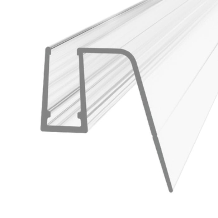 Profil etans transparent 100 cm pentru sticla de 5-8mm WALTI
