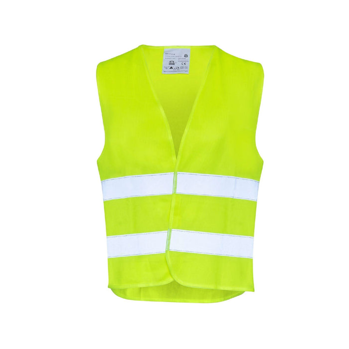 Vesta de lucru NIL, poliester, marimea 56 (XXL), galben fluorescent WALTI