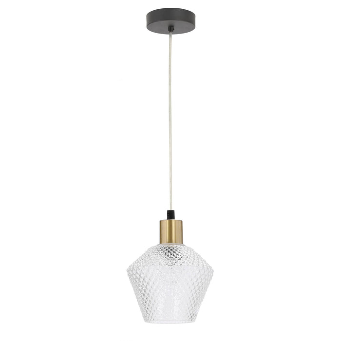 Pendul Greniko, 1 x E14, 40 W, negru-auriu WALTI