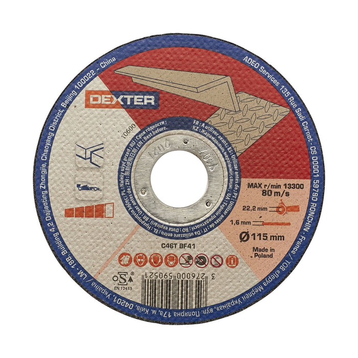 Disc taiere Dexter, pentru aluminiu, Ø 115 mm WALTI