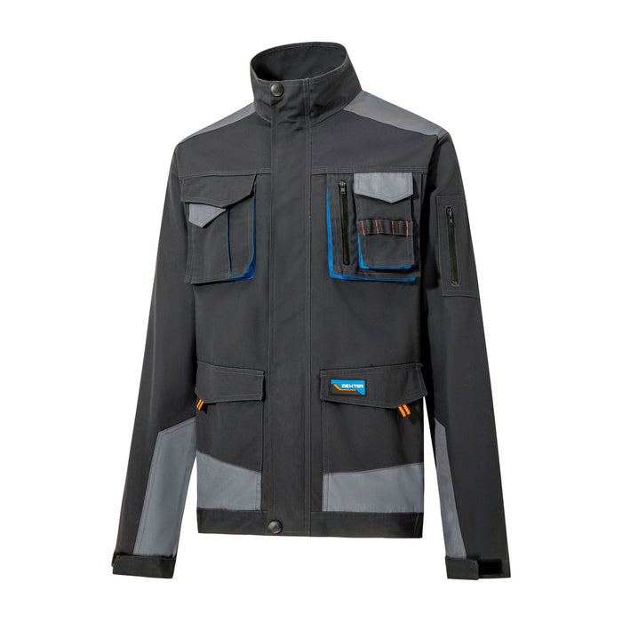 Jacheta de lucru Dexter, bumbac si poliester, marimea 56 (XXL), negru WALTI