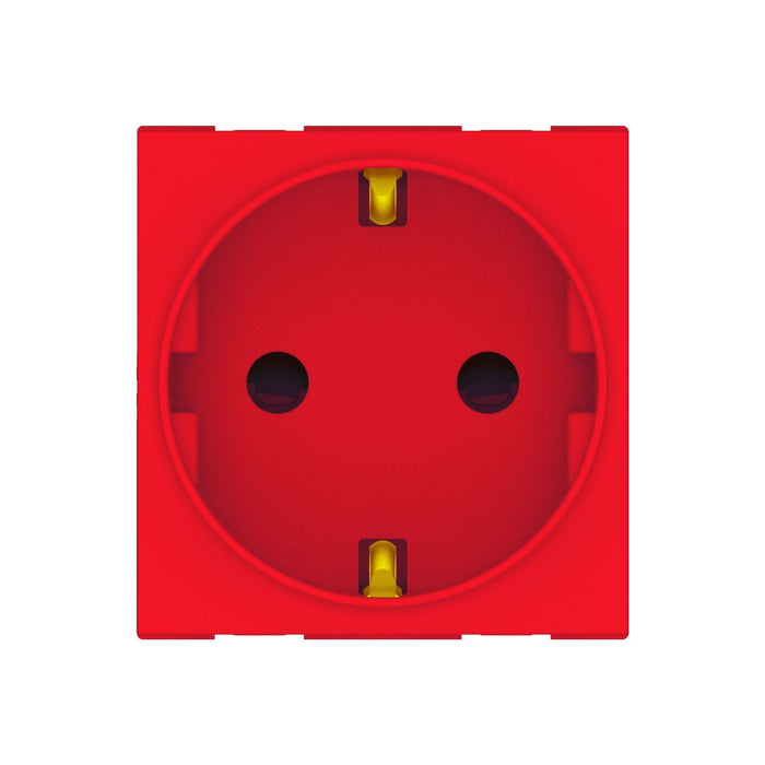 Priza schuko Himel, 2 module, IP20, rosie WALTI