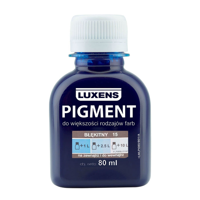 Pigment Luxens albastru 15, 80 ml, interior/exterior WALTI
