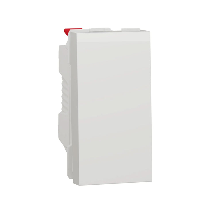 Intrerupator Schneider Unica New, pentru aparataj modular, 1 modul, IP 20, alb WALTI