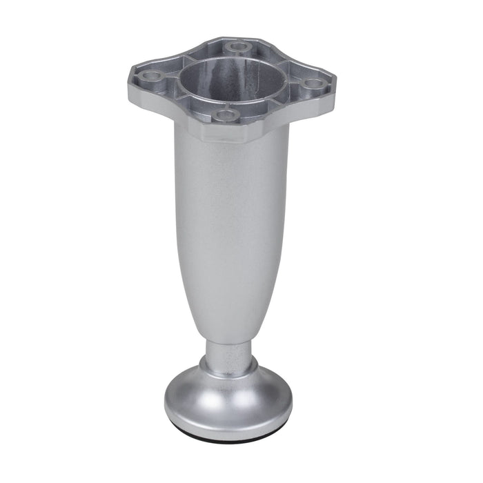 Picior mobila, 39 mm H 100 mm plastic, argintiu, cromat WALTI