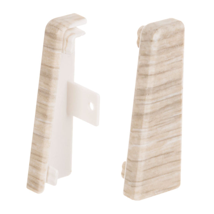 Terminatie pentru plinta PVC, Mack 60.02, 2 buc/pachet WALTI