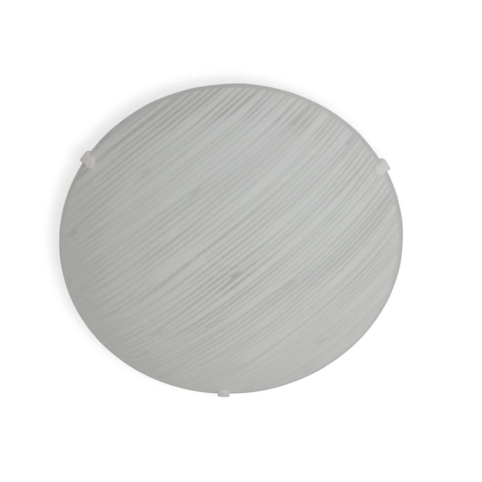 Plafoniera Noe, 1 x E27, D 25 cm, sticla, alb WALTI
