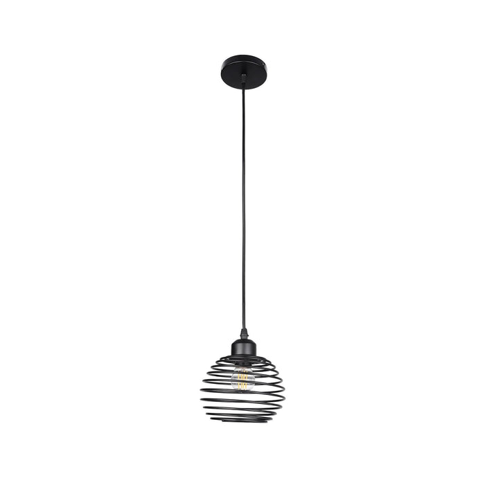 Pendrul Great, 1 x E27, negru, metal WALTI