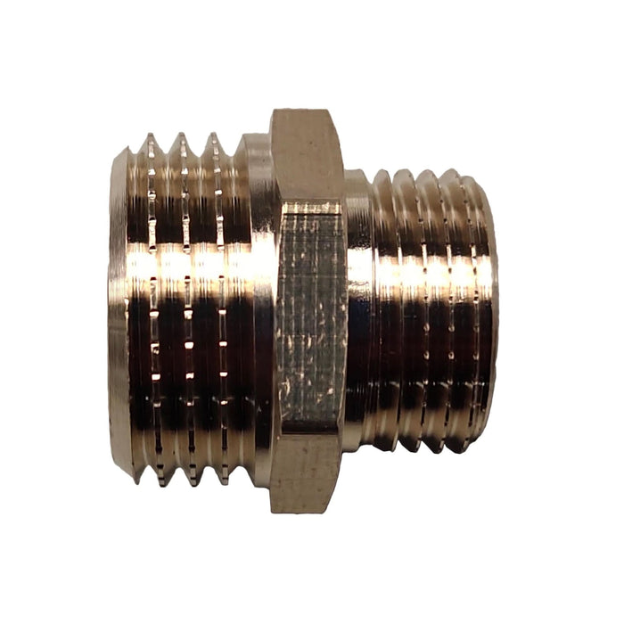Niplu redus, alama, filet exterior, racord 1/2' - 3/8' WALTI