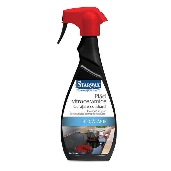 Solutie pentru curatarea placilor vitroceramice, Starwax, 0.5 L WALTI