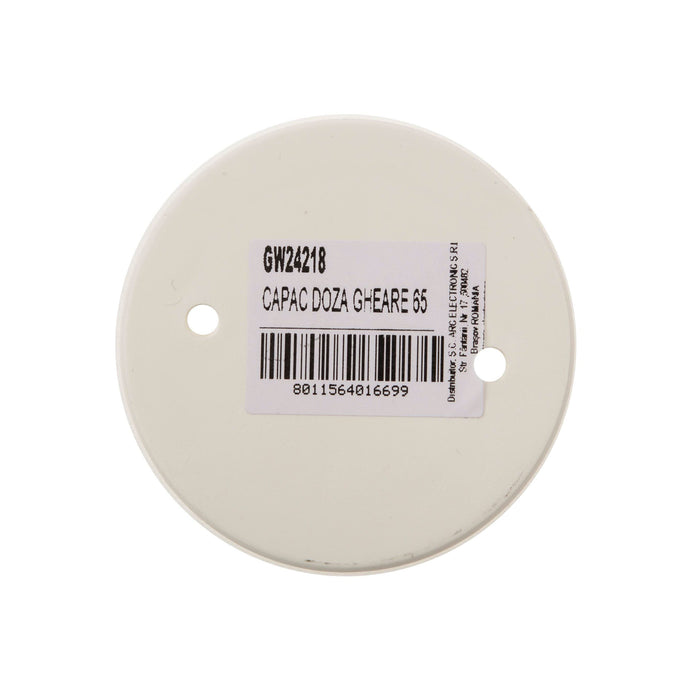 Capac doza Gewiss, cu gheare, simpla, Ø 65 mm WALTI