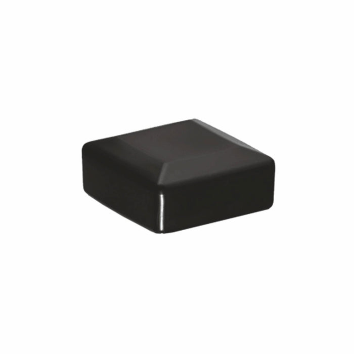 Capac plastic pentru stalp poarta, plastic, 70 x 70 mm, negru WALTI