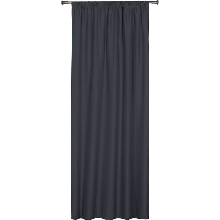 Draperie Oxford, 140 x 260 cm, rejansa, negru WALTI