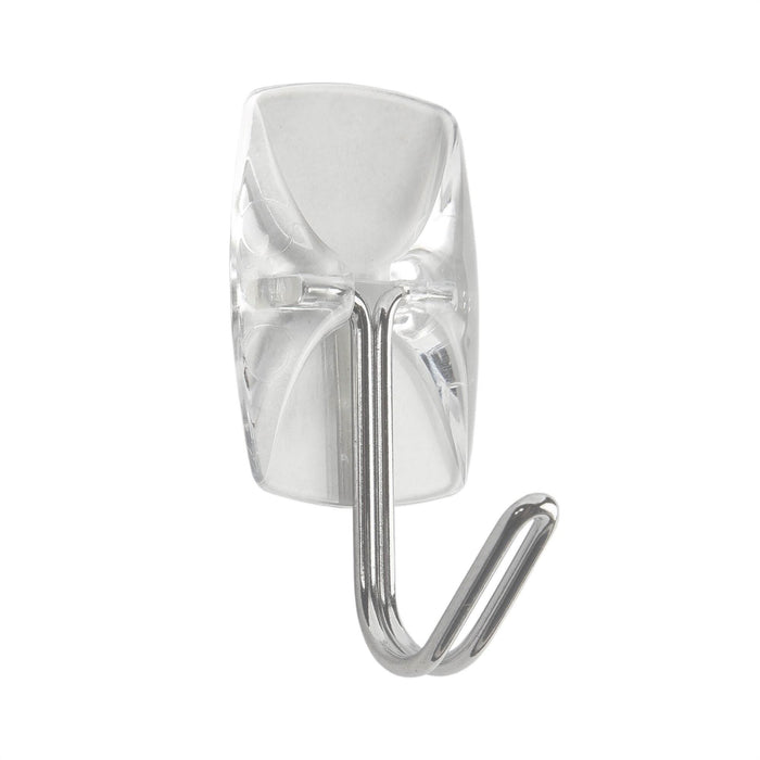 Cuier autoadeziv, o agatatoare simpla, metal, max 0.225 kg, transparent (set 3 buc) WALTI