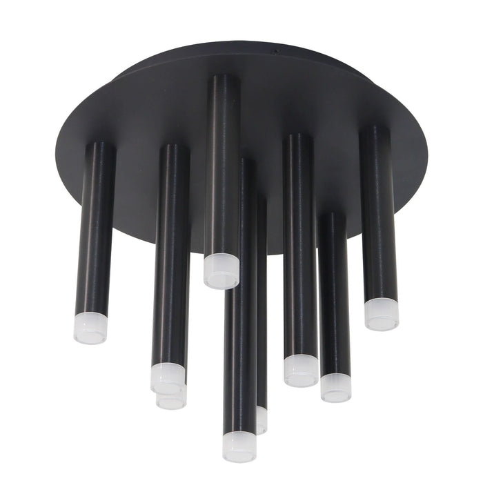 Lustra Glam, 9 x G9, 30cm, negru WALTI