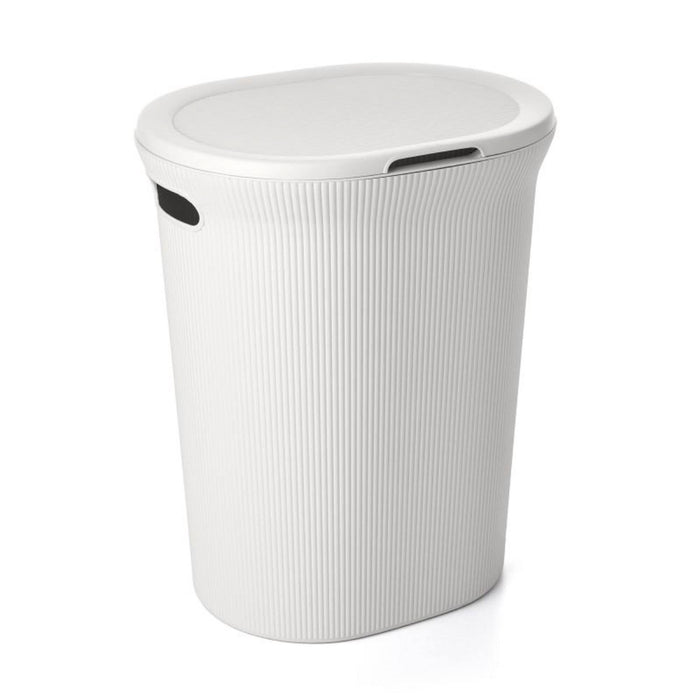 Cos de rufe Baobab 40 L, alb, cu manere WALTI