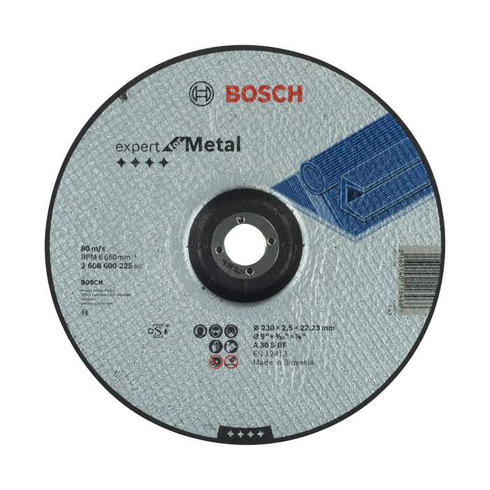 Disc taiere Bosch, pentru otel/metal, Ø 230 x 2.5 mm WALTI