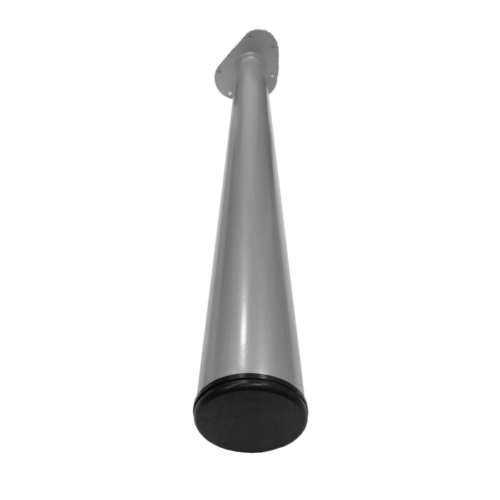 Picior mobila, pentru masa, Ø 60 mm, H 800 mm, otel inoxidabil, gri, mat WALTI
