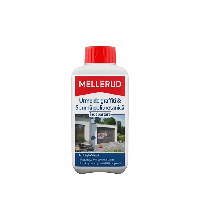 Solutie pentru indepartarea urmelor de graffiti si a spumei poliuretanice, Mellerud, 0.5 L WALTI