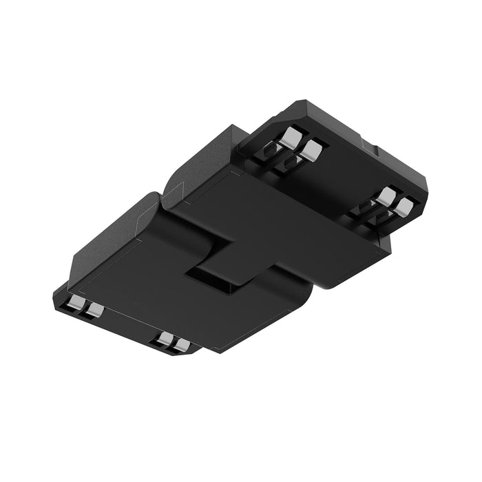 Conector tavan/perete pentru sina, negru WALTI