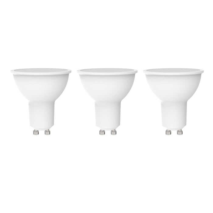 Bec LED Lexman, GU10, 5.4 W, alb cald, 2700K, 510 lm, set 3 bucati WALTI