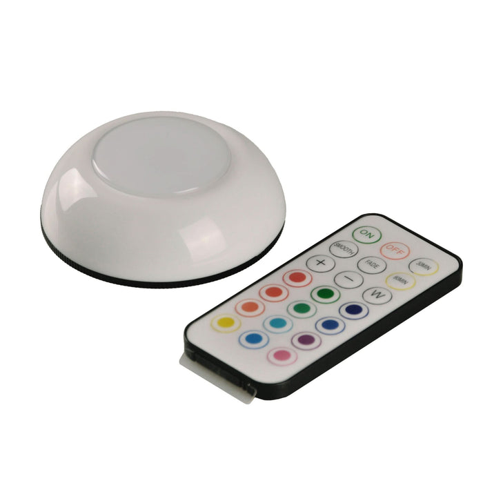 Lampa de veghe LED, RGB, 0.5 W, 15 lm, cu baterii, cu telecomanda WALTI