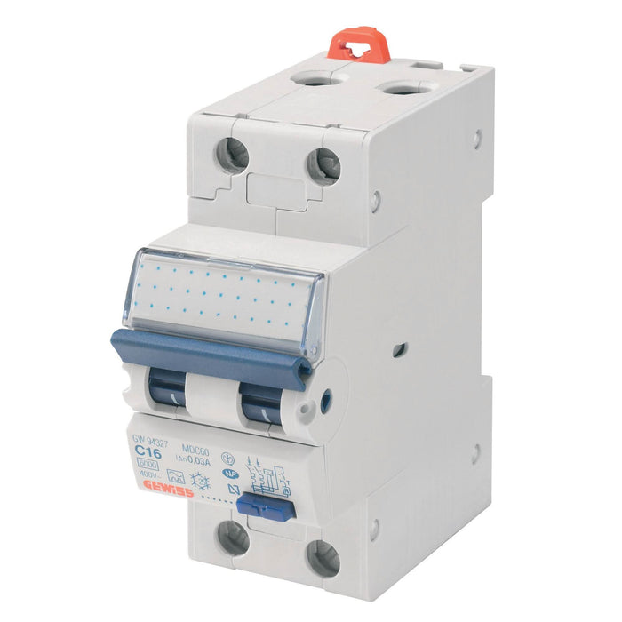 Disjunctor diferential Gewiss 1P+N, C, 16A, 4.5kA WALTI