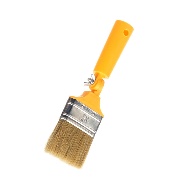 Pensula pentru colturi, maner rabatabil din PVC WALTI