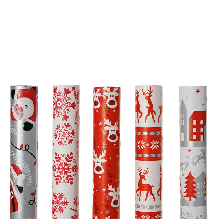 Hartie de impachetat cadouri, pentru Craciun, 200 x 70 cm, diverse modele WALTI