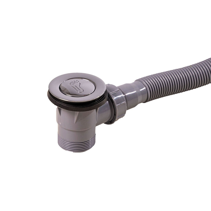 Coloana cada click-clack, sifon rigid, Ø 70 mm, L 600 mm, cromat WALTI