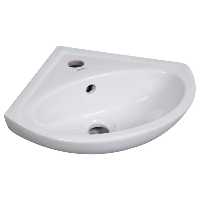 Lavoar de colt cu montaj pe perete, latime 31 cm, alb WALTI