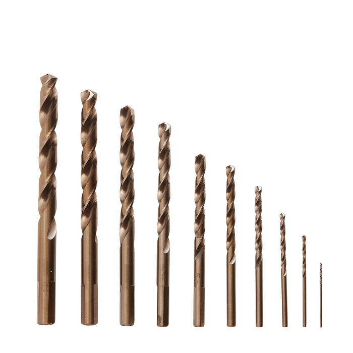 Set 10 burghie metal HSS Dexter Pro, 1 - 10 mm WALTI