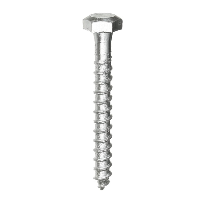Surub lemn, cap hexagonal, otel zincat, 8 x 60 mm, vrac WALTI