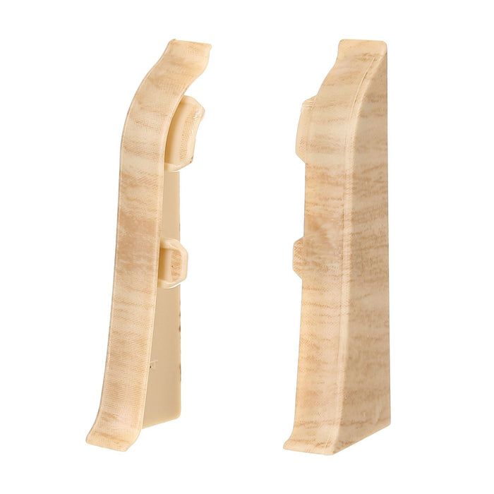 Terminatie pentru plinta PVC, Liverpool 60.49, stejar, 2 buc/pachet WALTI