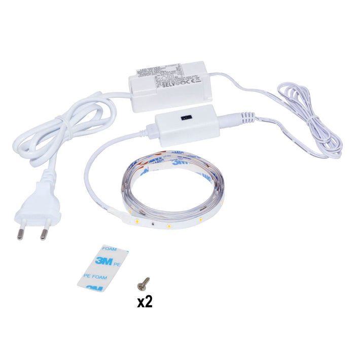 Kit banda LED Nouna, 1.5m, 400 lm/m, lumina neutra, cu senzor de miscare WALTI