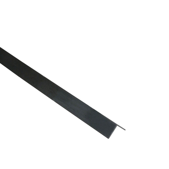 Cornier PVC, 15 X 15 X 1 mm, L = 1 m, negru mat WALTI
