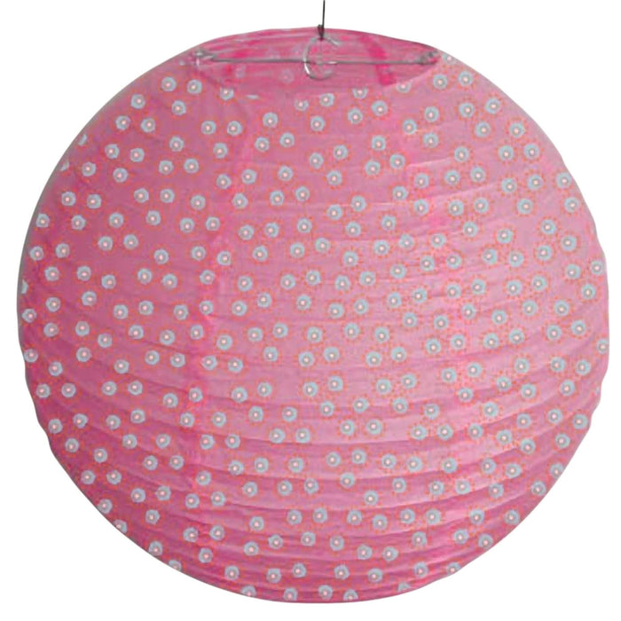 Abajur hartie Kokon, D 35 cm, roz WALTI