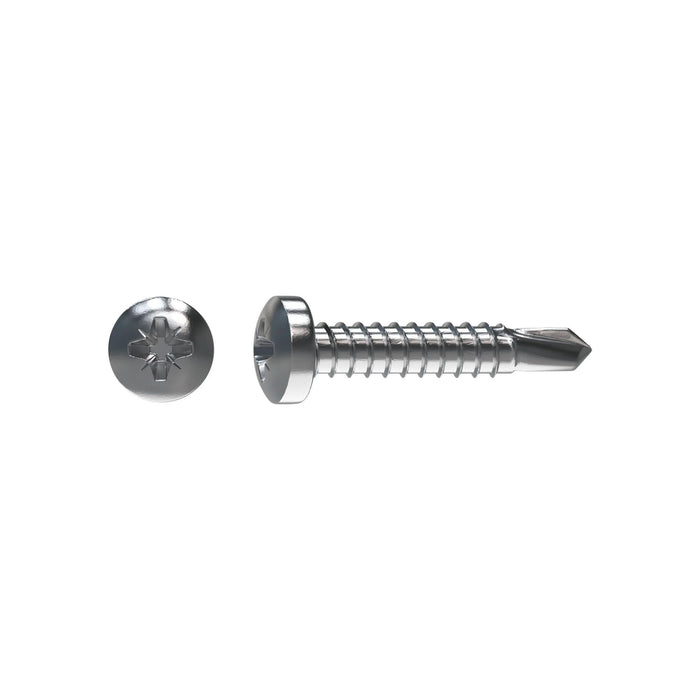 Surub autoforant, cap bombat, inox C1, 4.8 x 19 mm (set 14 buc) WALTI