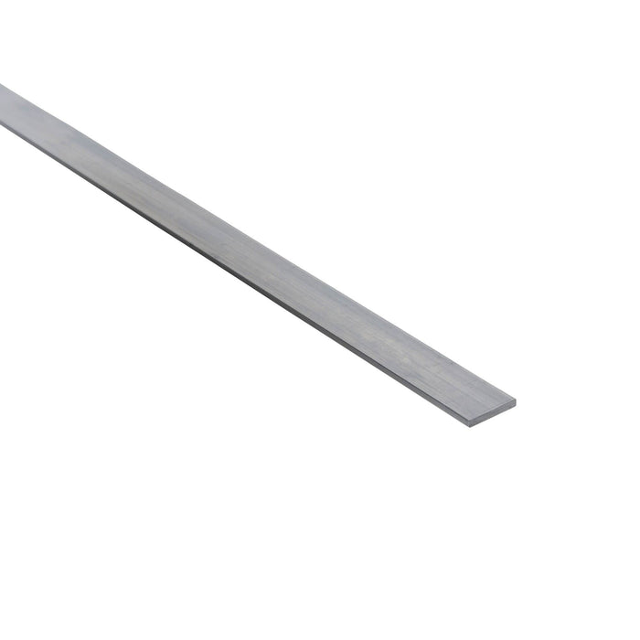 Platbanda aluminiu brut mat, 15 x 2 mm, L = 1 m WALTI