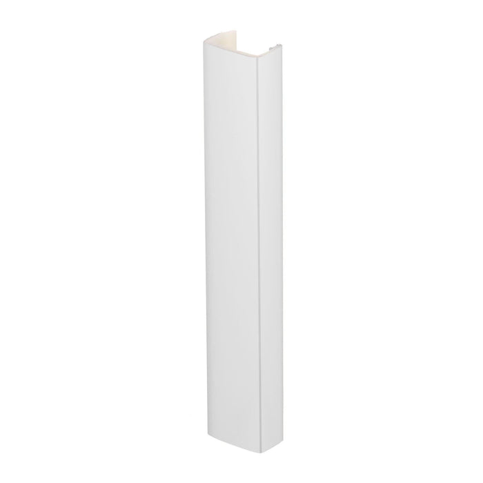 Terminatie capat plinta, din PVC, 1.7 x 10 cm, alb WALTI