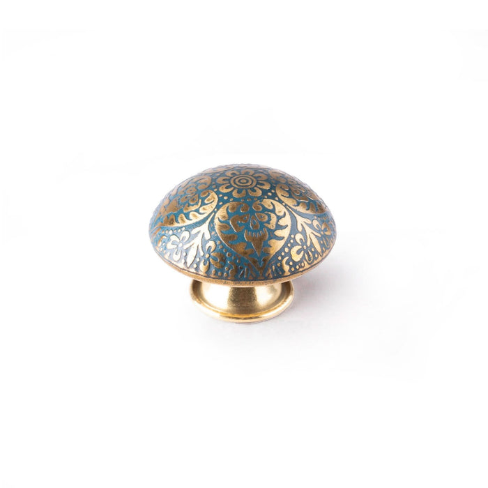 Buton mobila, Ø 37 mm, otel, multicolor, finisaj (set 2 buc) WALTI