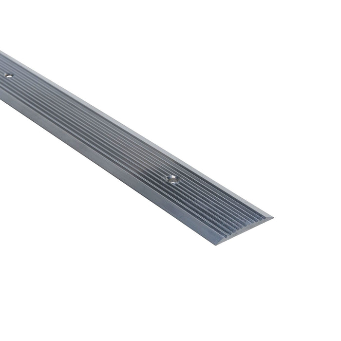 Profil treapta din aluminiu anodizat, gaurit, 3 x 35 x 3 mm, L = 1 m, argintiu WALTI