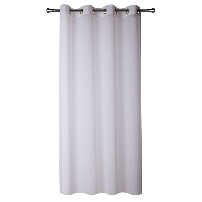 Perdea 140 x 245 cm Enigma, model uni, cu inele, alb WALTI