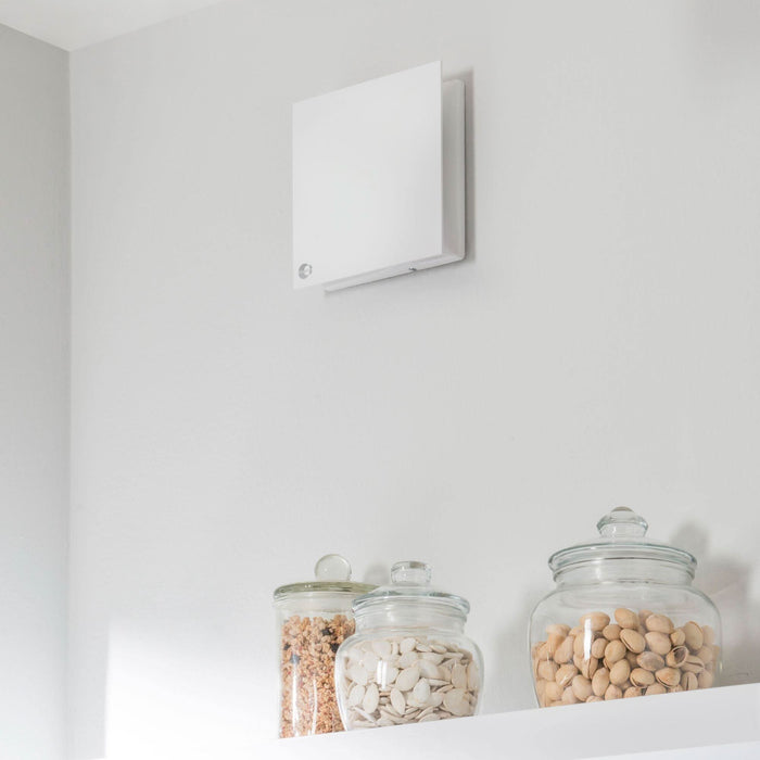Panou decorativ, finisaj alb lucios, 160 mm, pentru ventilator Equation fara panou frontal WALTI