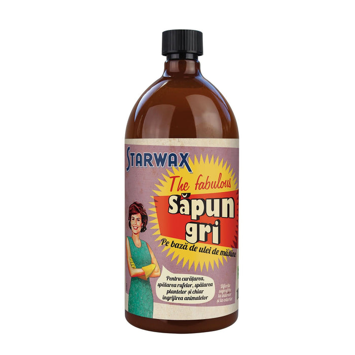 Sapun universal gri, pe baza de ulei de masline, Starwax, 1 L WALTI