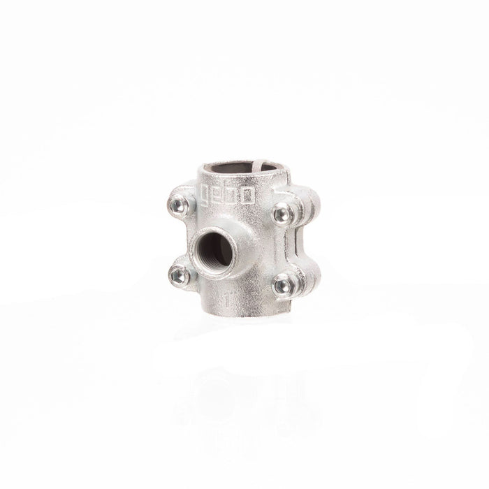 Colier fonta, zincat, filet interior, racord 1' - 3/4' WALTI