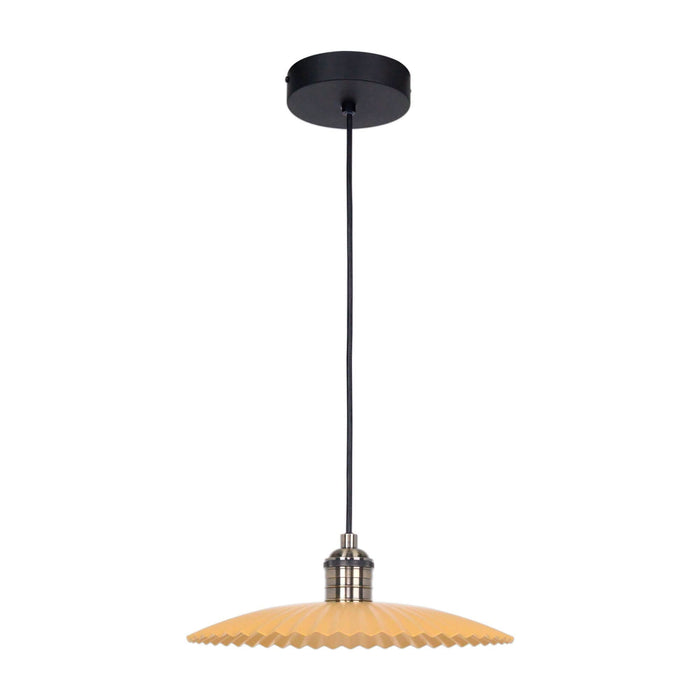Pendul Kapisi, 1 x E27, D 30 cm, maro, aluminiu WALTI